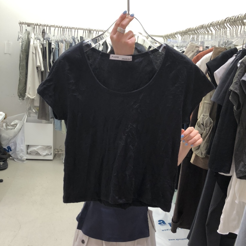 PADO韓國代購女士新品職業推薦人氣26春夏休閑時尚熱賣T恤PADOT恤圖色2