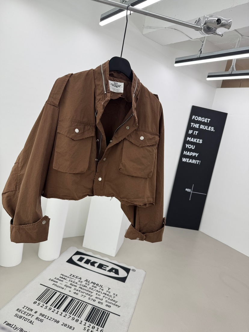 RED-A韓國代購女士新品熱賣人氣休閑職業26春夏夾克短款RED-A夾克圖色2