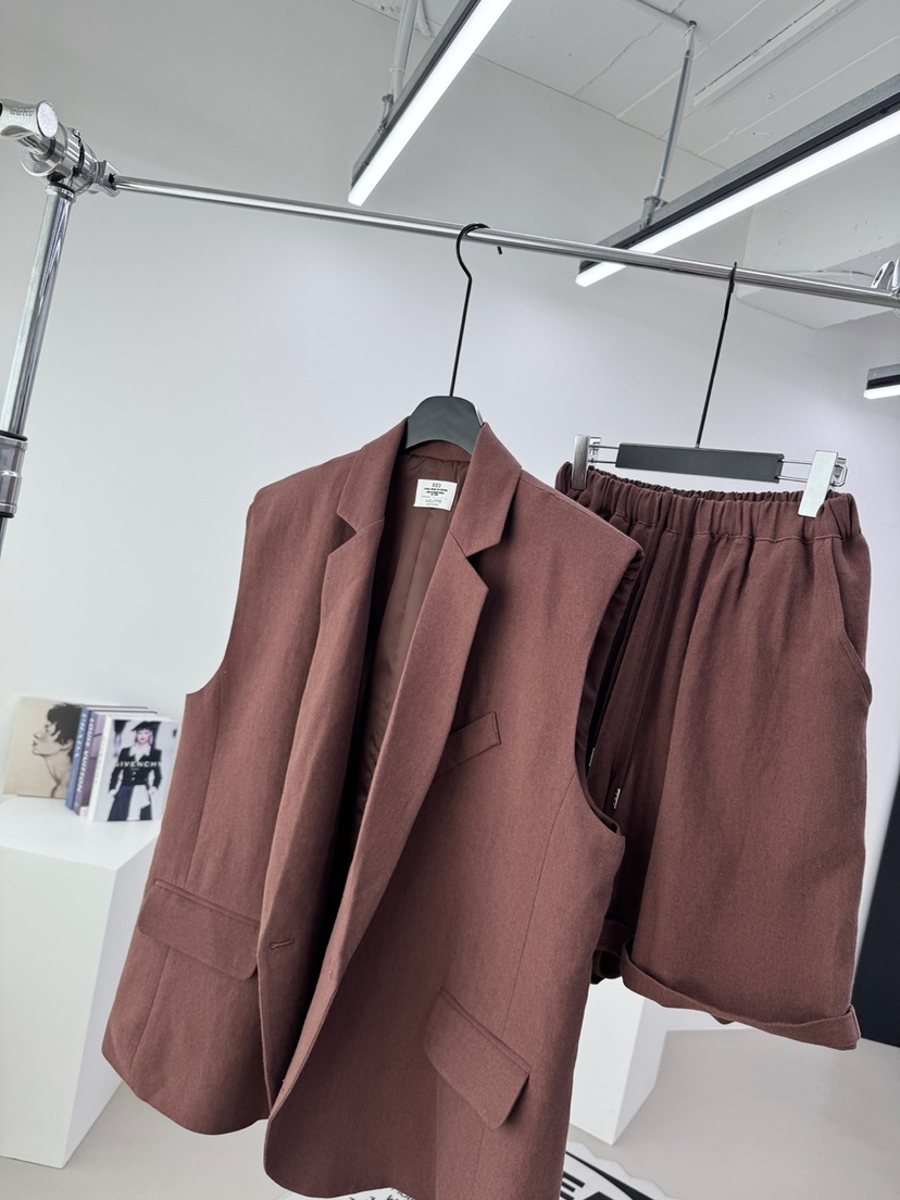 RED-A韓國代購女士新品休閑人氣熱賣26春夏職業馬甲亞麻RED-A馬甲