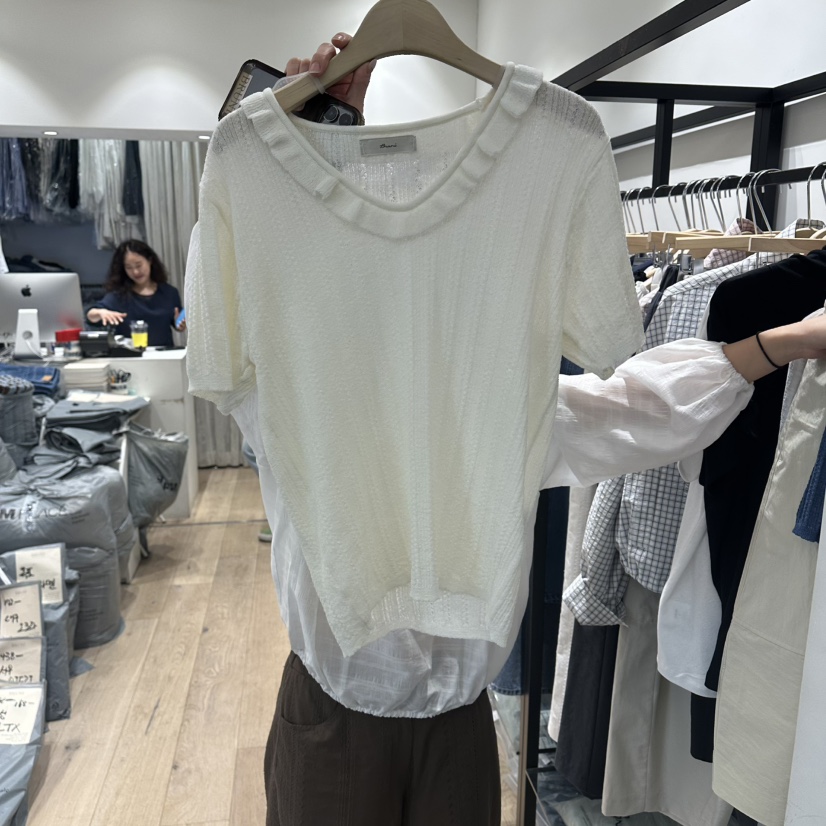 BRUNI/RICOTTA韓國東大門直郵女士新款人氣26春夏針織衫BRUNI/RICOTTA針織衫圖色1