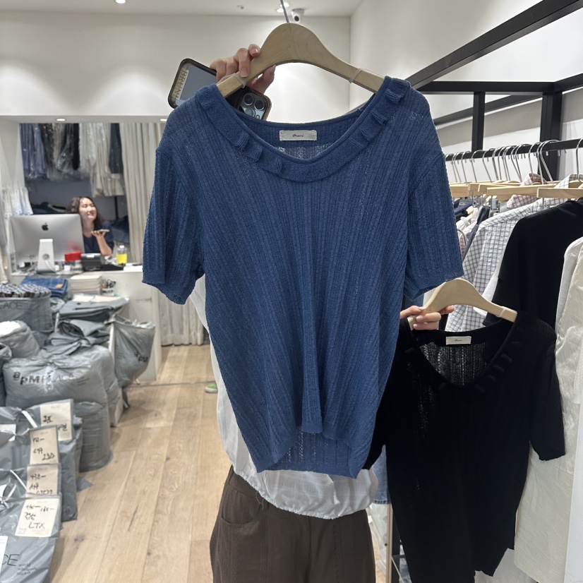 BRUNI/RICOTTA韓國東大門直郵女士新款人氣26春夏針織衫BRUNI/RICOTTA針織衫圖色2