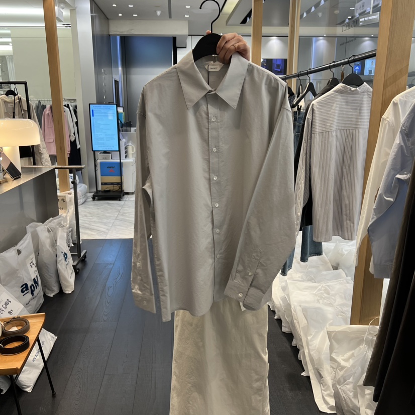 OBJECT韓國直郵女裝新款熱賣推薦職業26春夏休閑襯衫蕾絲衫OBJECT襯衫/蕾絲衫圖色2