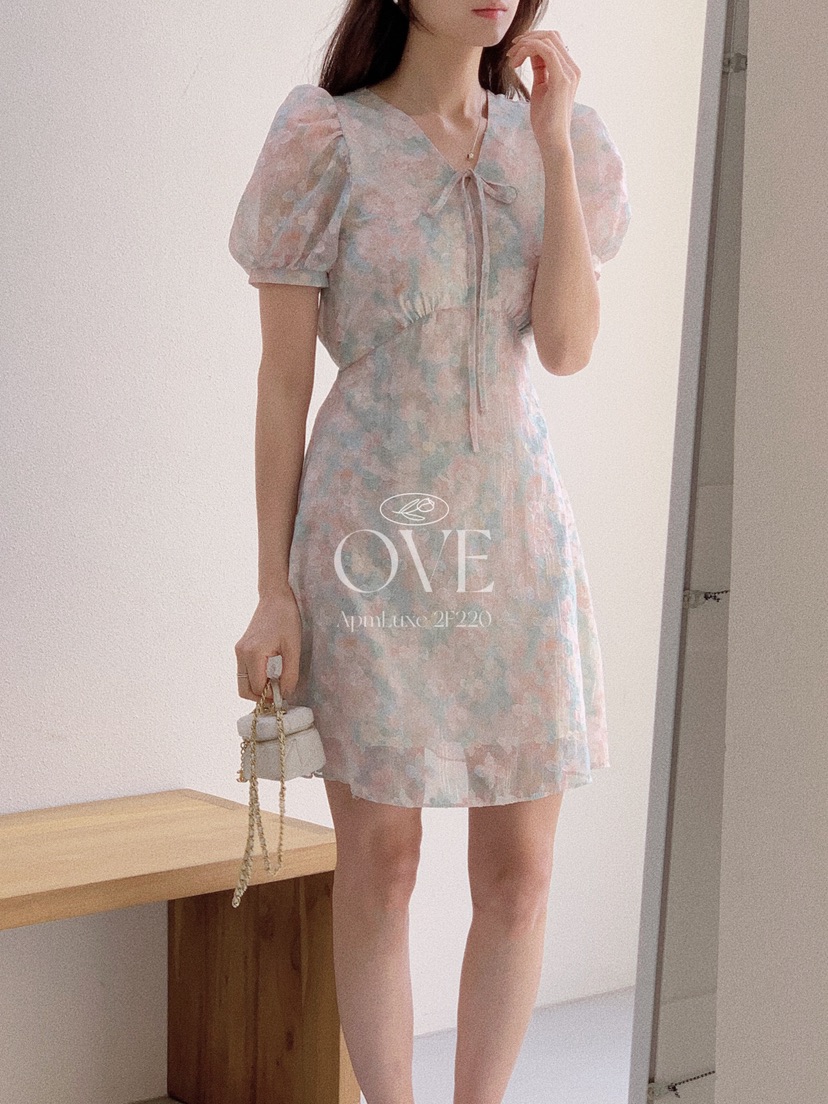 OVE韓國代購女裝新品職業時尚休閑人氣26春夏推薦熱賣連衣裙OVE連衣裙