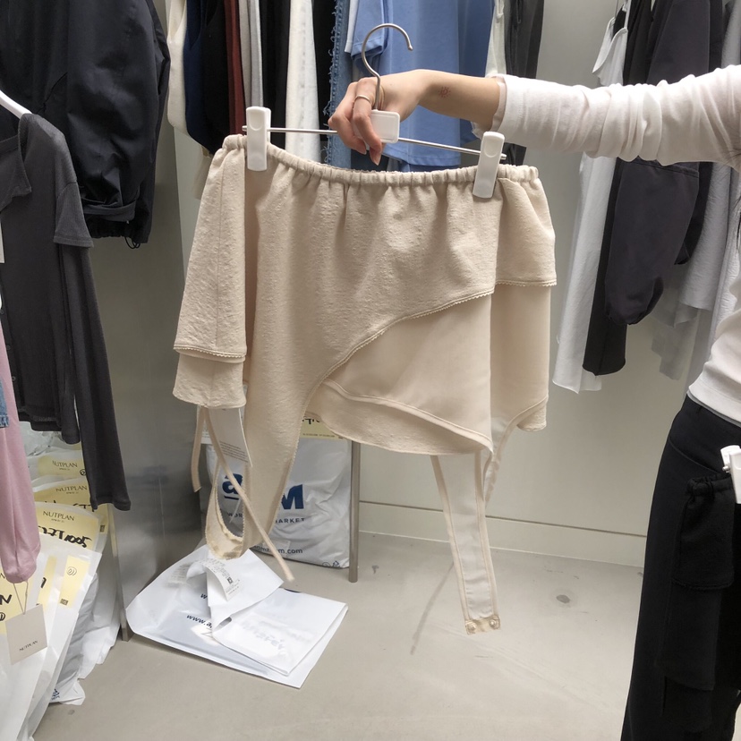 NUTPLAN韓國直郵女裝新款26春夏休閑熱賣職業推薦人氣短裙NUTPLAN短裙