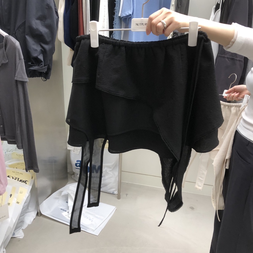 NUTPLAN韓國直郵女裝新款26春夏休閑熱賣職業推薦人氣短裙NUTPLAN短裙圖色1