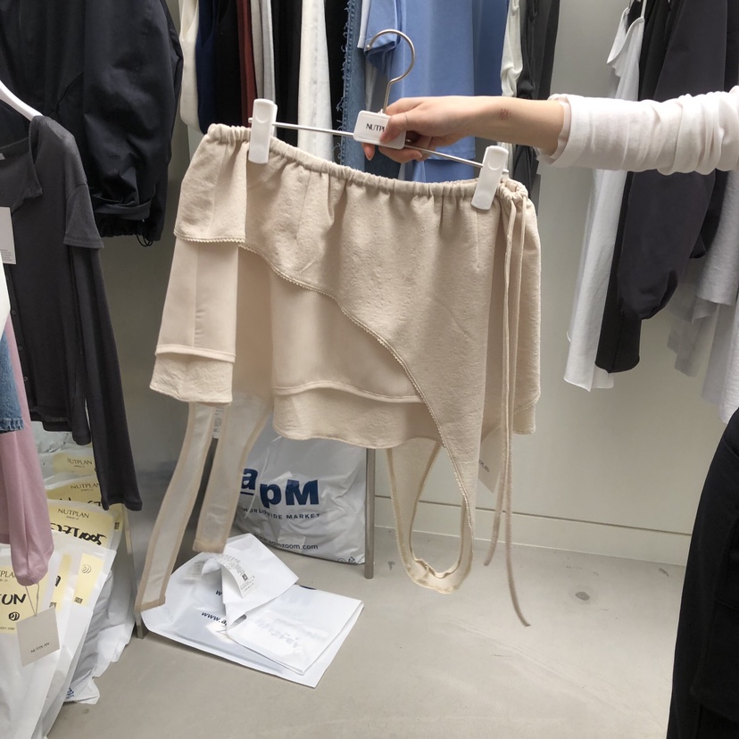 NUTPLAN韓國直郵女裝新款26春夏休閑熱賣職業推薦人氣短裙NUTPLAN短裙圖色2