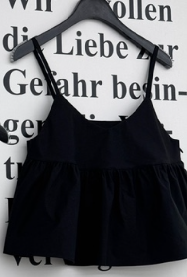 RED-A韓國東大門代購女裝新品推薦職業人氣吊帶背心荷葉邊RED-A吊帶/背心圖色2