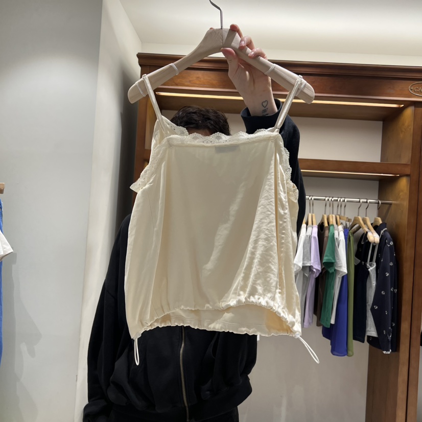 THE CAMEL韓國東大門代購女士新品熱賣吊帶背心緞面the came_l 家吊帶/背心