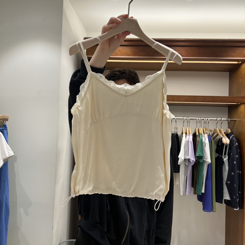 THE CAMEL韓國東大門代購女士新品熱賣吊帶背心緞面the came_l 家吊帶/背心圖色1