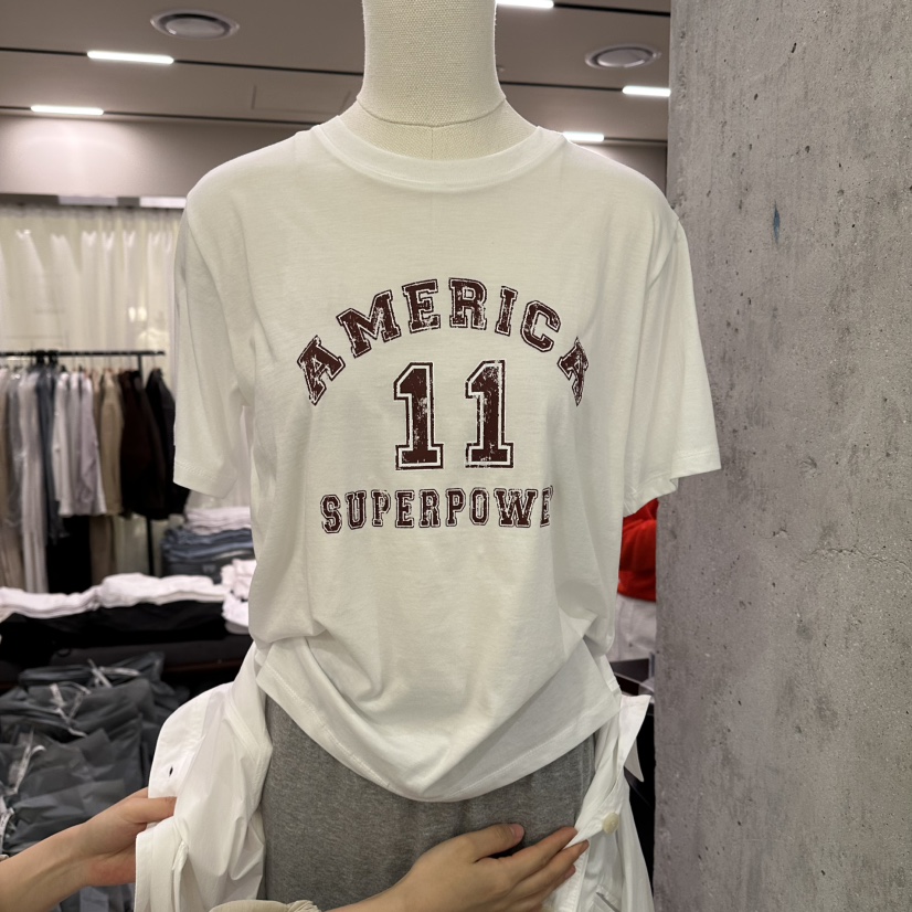 URBANSTORY/REMAKING韓國東大門直郵女士新款職業26春夏T恤Remaking/URBANSTORYT恤圖色2