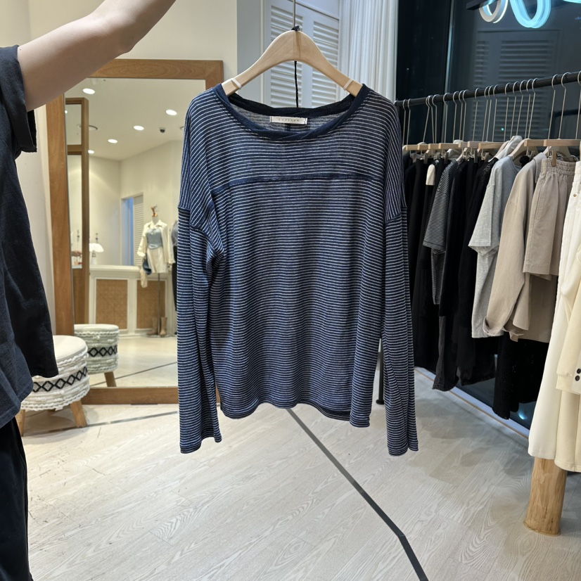 COPINER韓國直郵實拍女士新款職業休閑推薦時尚26春夏長袖T恤COPINER長袖T恤圖色3