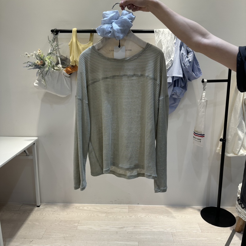 COPINER韓國直郵實拍女士新款職業休閑推薦時尚26春夏長袖T恤COPINER長袖T恤圖色4