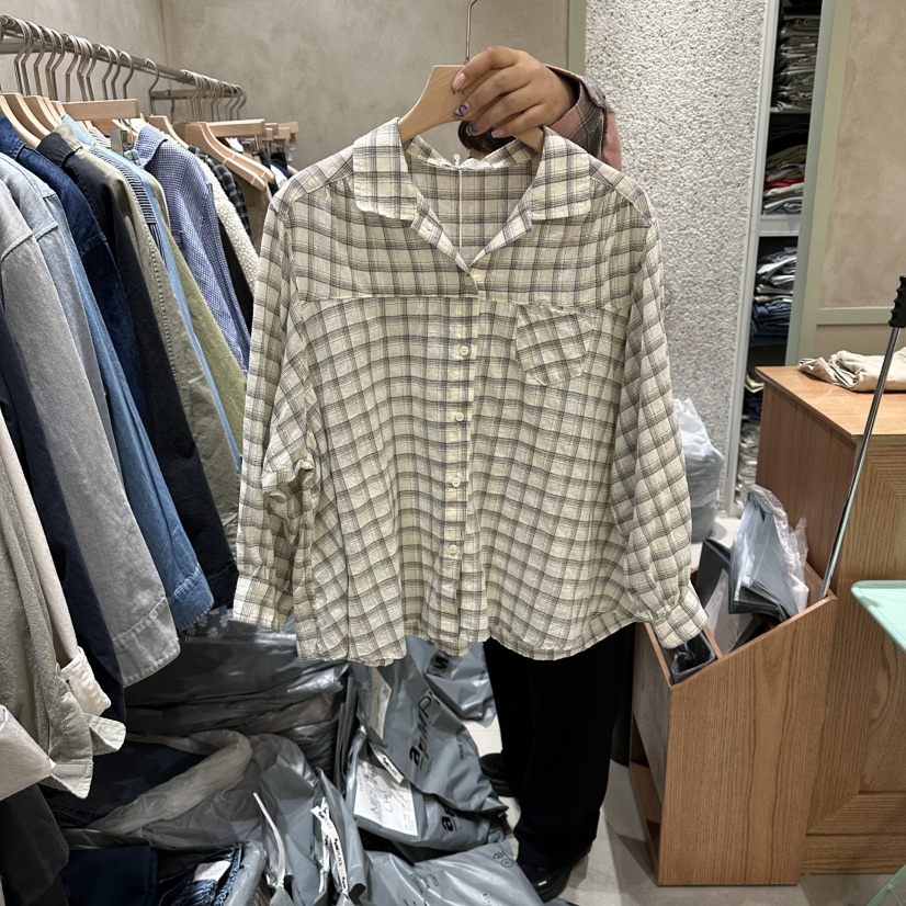 DELI JENNY韓國代購女士新品職業26春夏推薦人氣襯衫蕾絲衫DELI JENNY襯衫/蕾絲衫圖色1