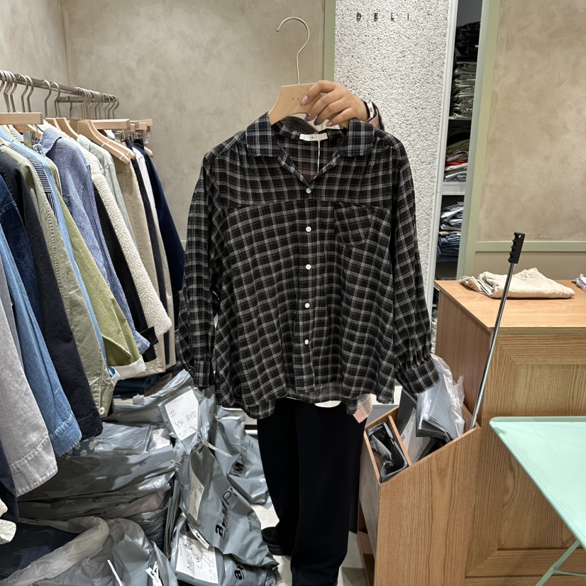 DELI JENNY韓國代購女士新品職業26春夏推薦人氣襯衫蕾絲衫DELI JENNY襯衫/蕾絲衫圖色3