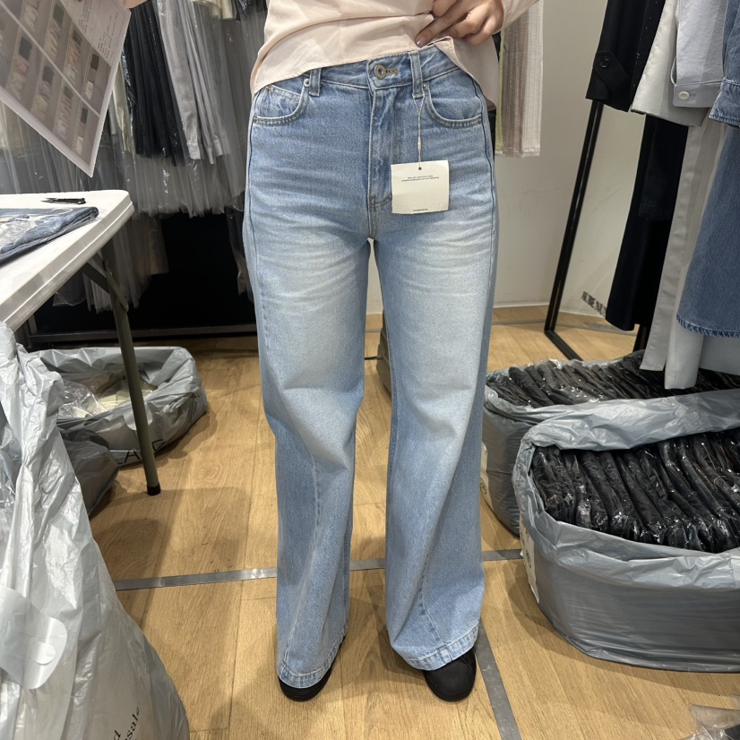 aube nunt韓國東大門代購女裝新款推薦人氣時尚熱賣牛仔褲aube nunt牛仔褲圖色1