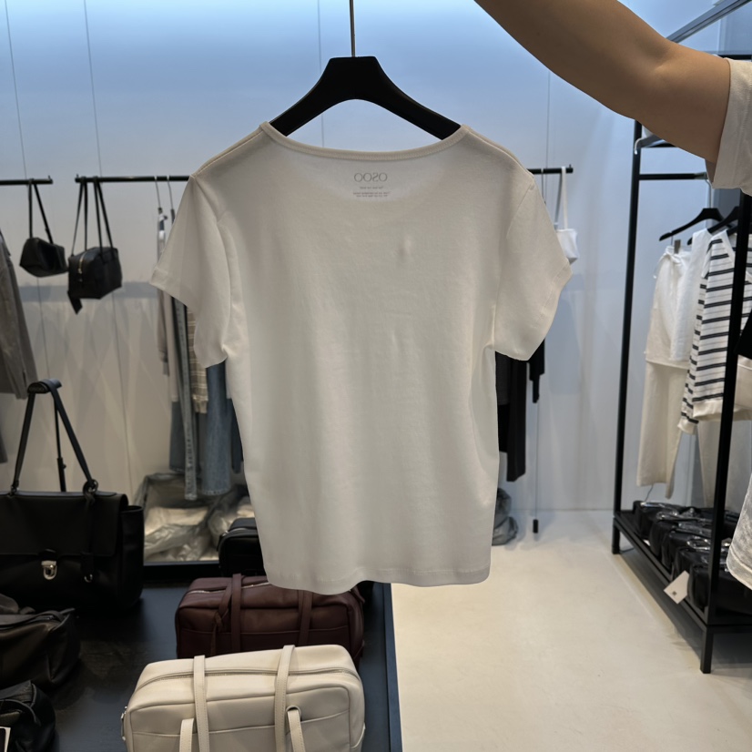 OSOO韓國代購女裝新品人氣職業26春夏時尚熱賣休閑推薦T恤OSOOT恤