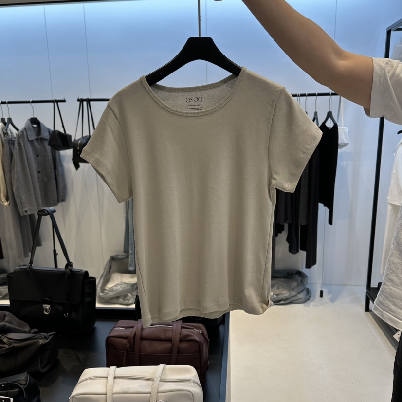 OSOO韓國代購女裝新品人氣職業26春夏時尚熱賣休閑推薦T恤OSOOT恤圖色3