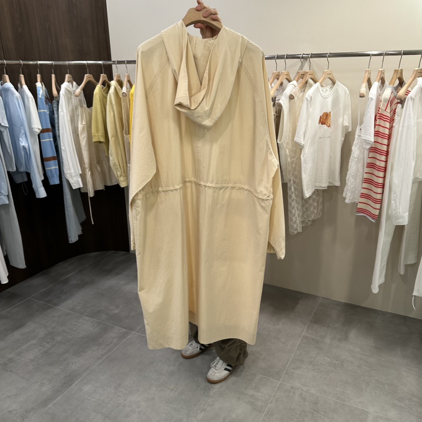 URBANSTORY/REMAKING韓國東大門代購女裝新款26春夏長款風衣Remaking/URBANSTORY長款風衣