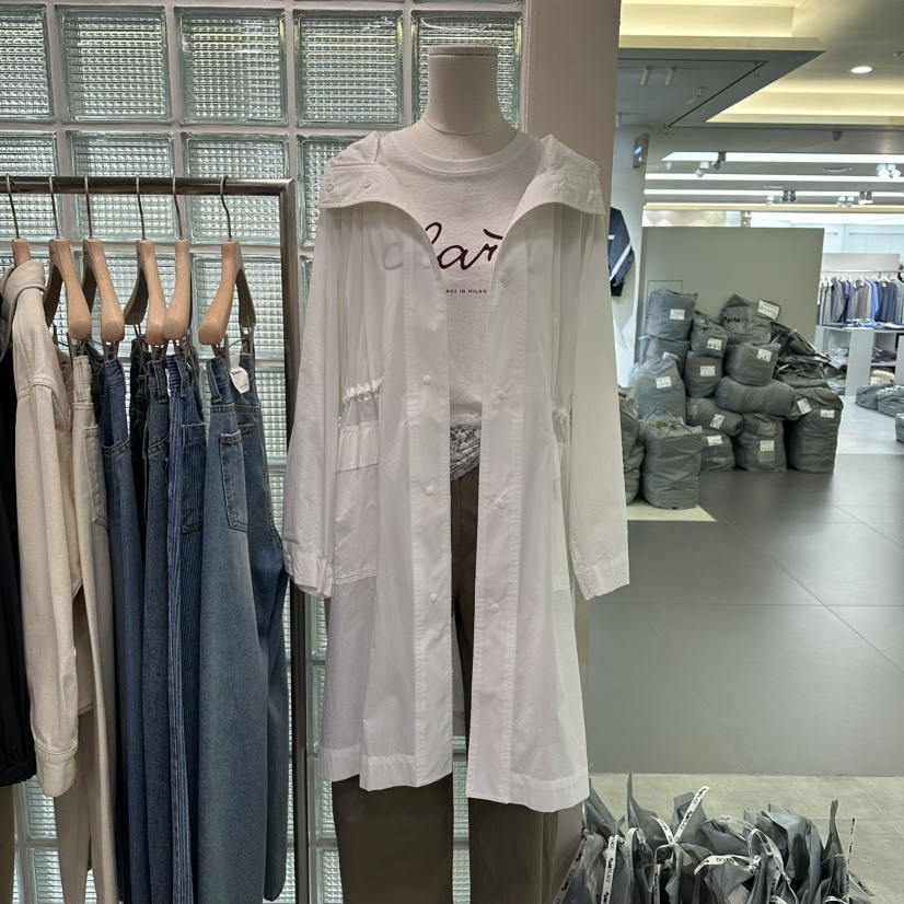 URBANSTORY/REMAKING韓國東大門代購女裝新款26春夏長款風衣Remaking/URBANSTORY長款風衣圖色2