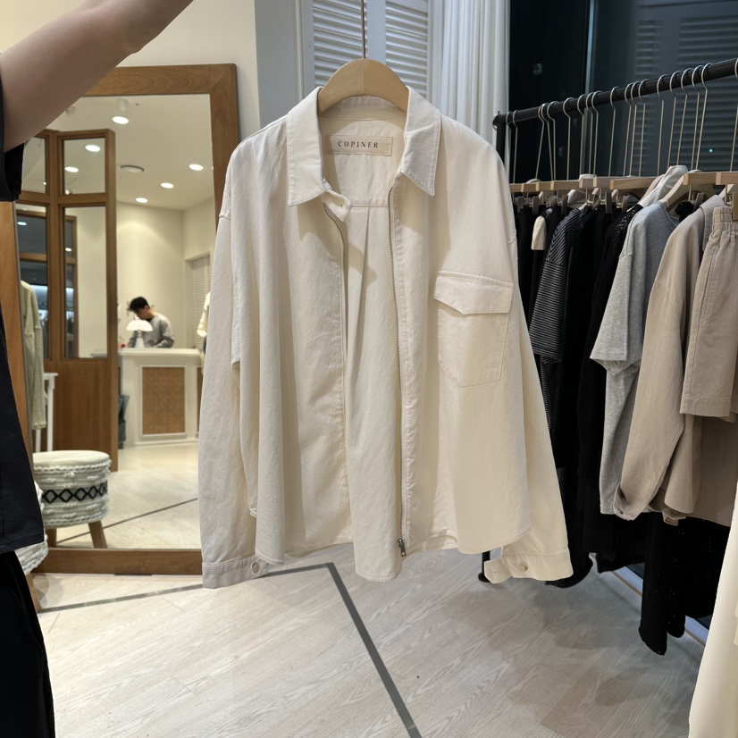 COPINER韓國代購女士新款時尚人氣推薦26春夏職業襯衫蕾絲衫COPINER襯衫/蕾絲衫圖色1