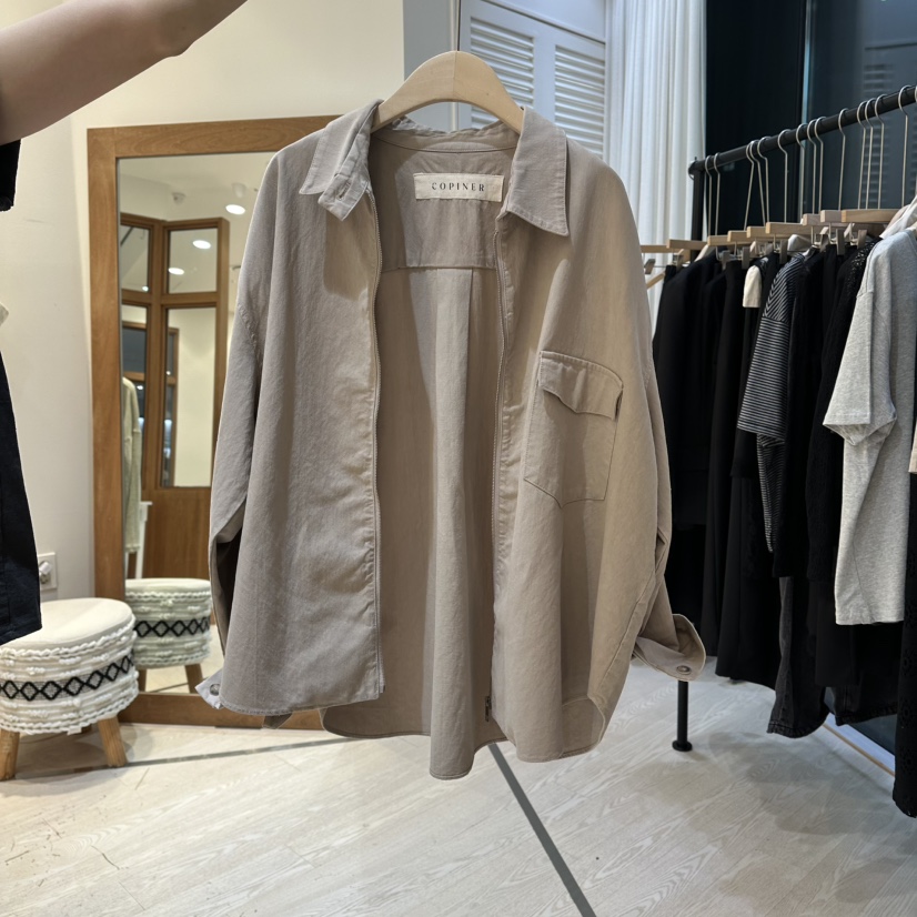 COPINER韓國代購女士新款時尚人氣推薦26春夏職業襯衫蕾絲衫COPINER襯衫/蕾絲衫圖色2