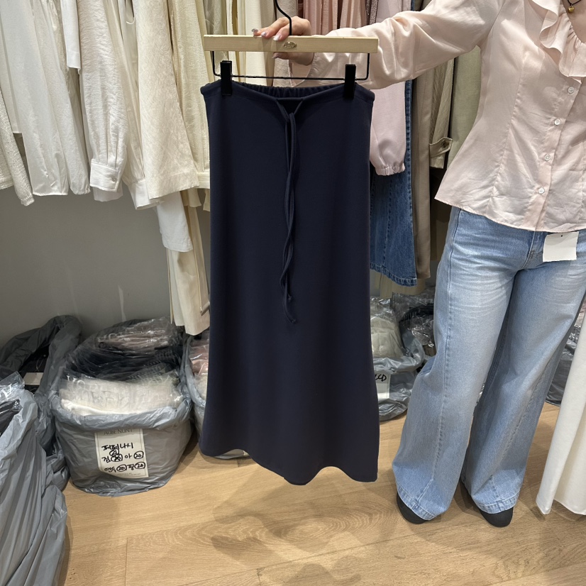 aube nunt韓國代購女裝新品休閑職業26春夏熱賣推薦長裙aube nunt長裙圖色2