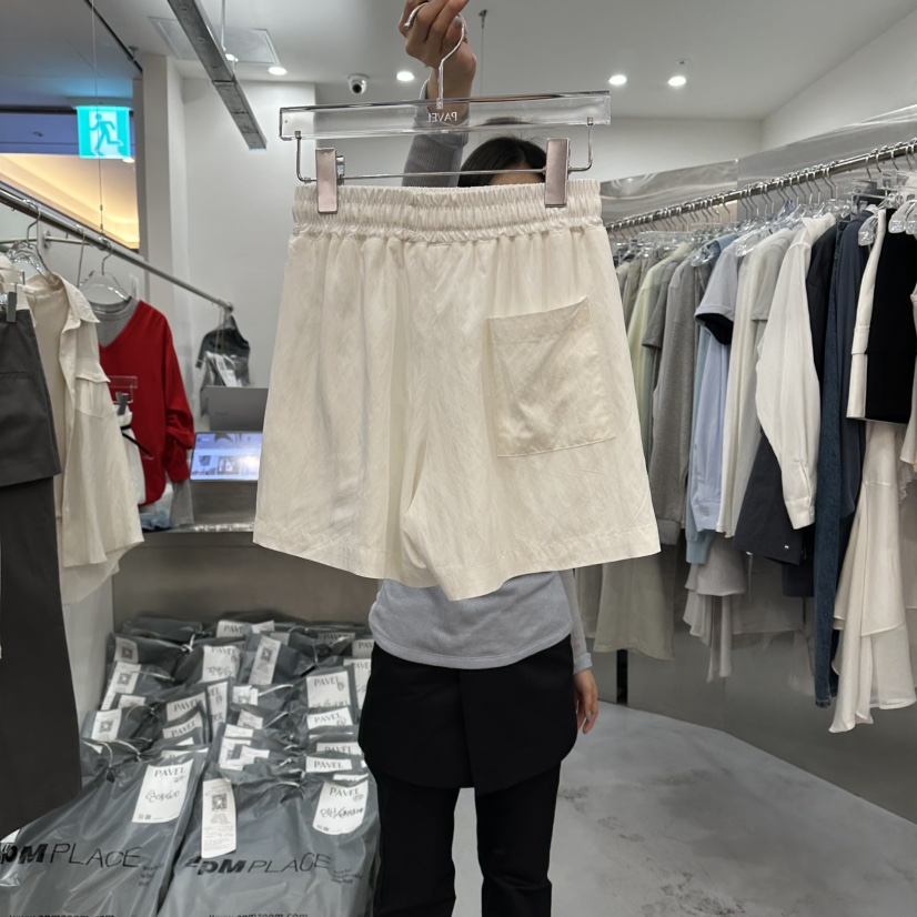 PAVEL韓國直郵實拍女裝新款職業休閑人氣26春夏熱賣推薦短褲PAVEL短褲