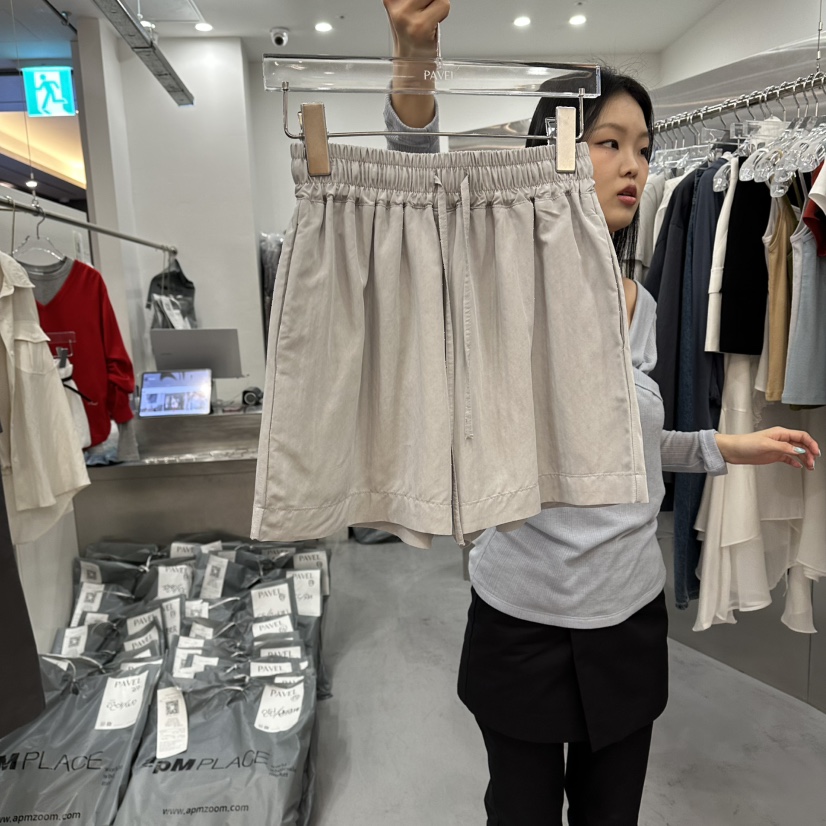 PAVEL韓國直郵實拍女裝新款職業休閑人氣26春夏熱賣推薦短褲PAVEL短褲圖色2