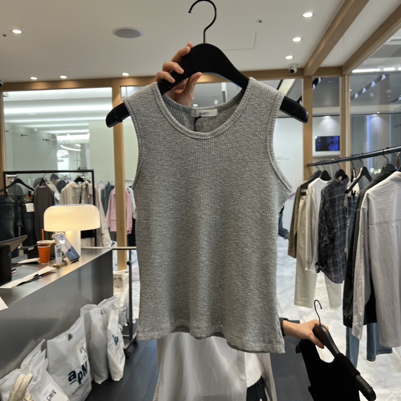 OBJECT韓國代購女士新款人氣推薦時尚熱賣職業26春夏吊帶背心OBJECT吊帶/背心圖色2