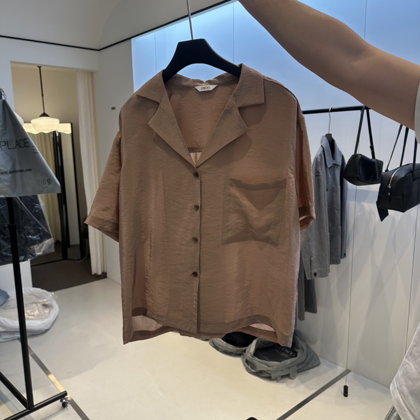 OSOO韓國代購女裝新款26春夏人氣職業推薦熱賣襯衫蕾絲衫OSOO襯衫/蕾絲衫圖色1