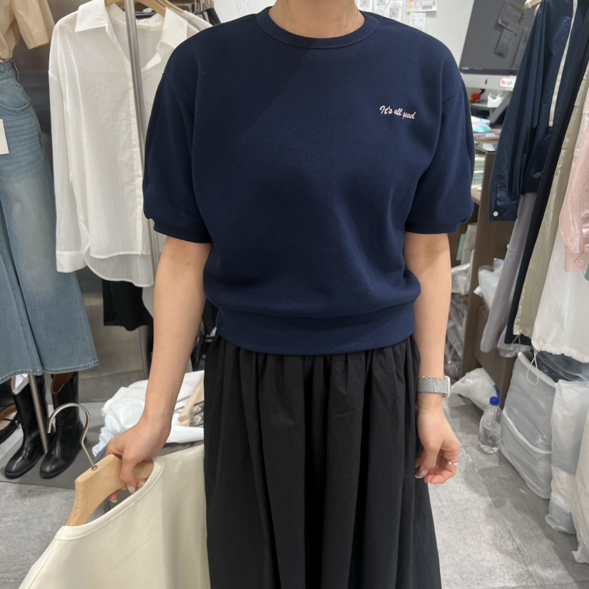 CHAE韓國直郵實拍女裝新品休閑時尚人氣推薦熱賣26春夏T恤短款CHAET恤圖色3