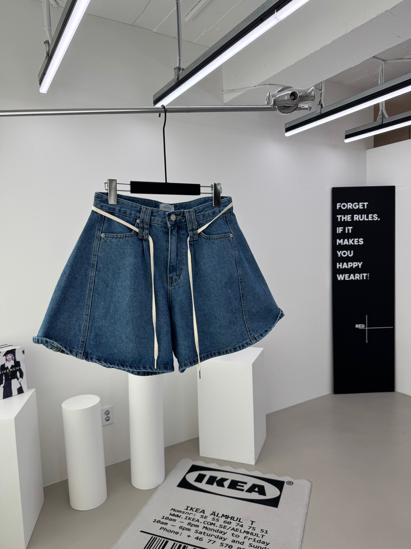 RED-A韓國直郵女裝新款休閑熱賣職業人氣26春夏時尚短褲RED-A短褲圖色1