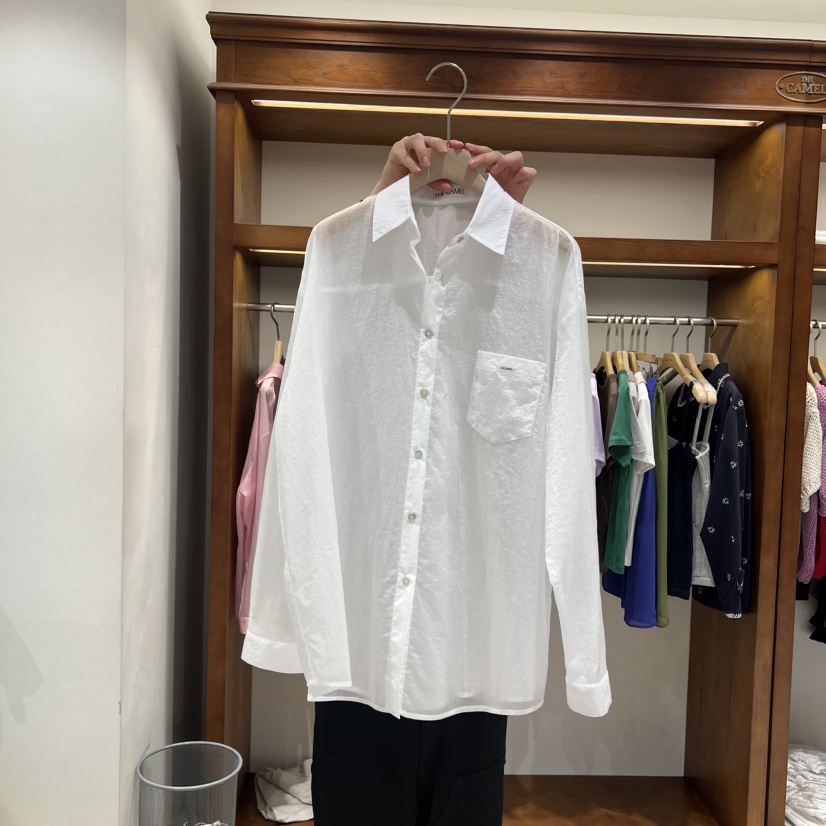 THE CAMEL韓國東大門直郵女裝新款職業襯衫蕾絲衫the came_l 家襯衫/蕾絲衫圖色3