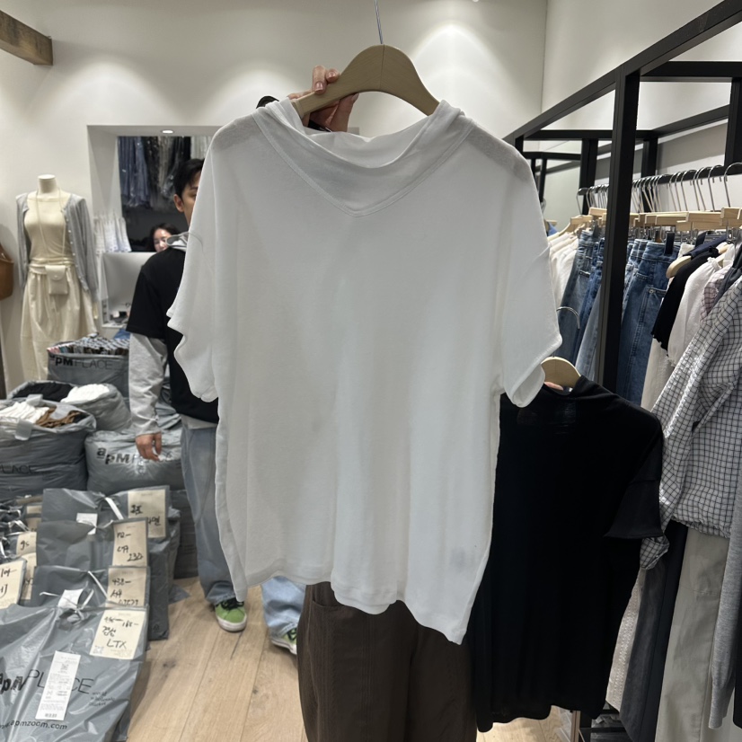 BRUNI/RICOTTA韓國東大門直郵女裝新品26春夏時尚T恤圍巾BRUNI/RICOTTAT恤圖色1