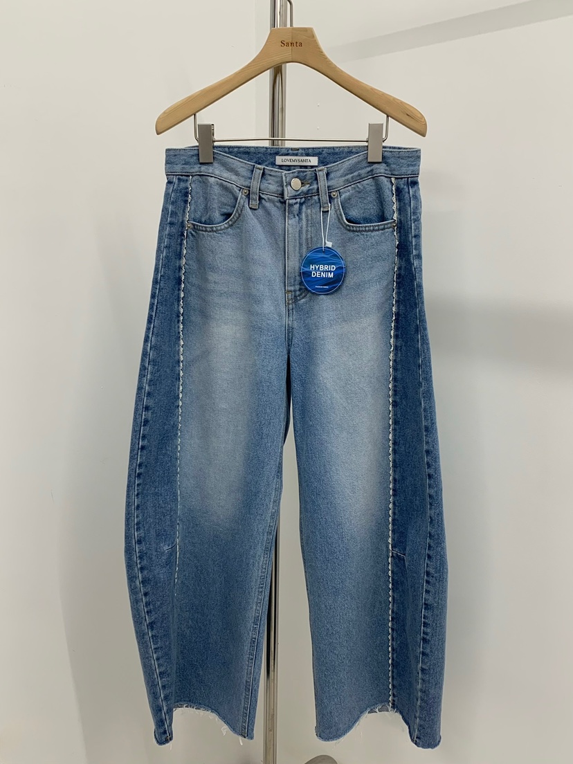 LOVE MY SANTA韓國代購女士新款休閑人氣職業熱賣牛仔褲Santa/LOVE MY SANTA牛仔褲圖色1