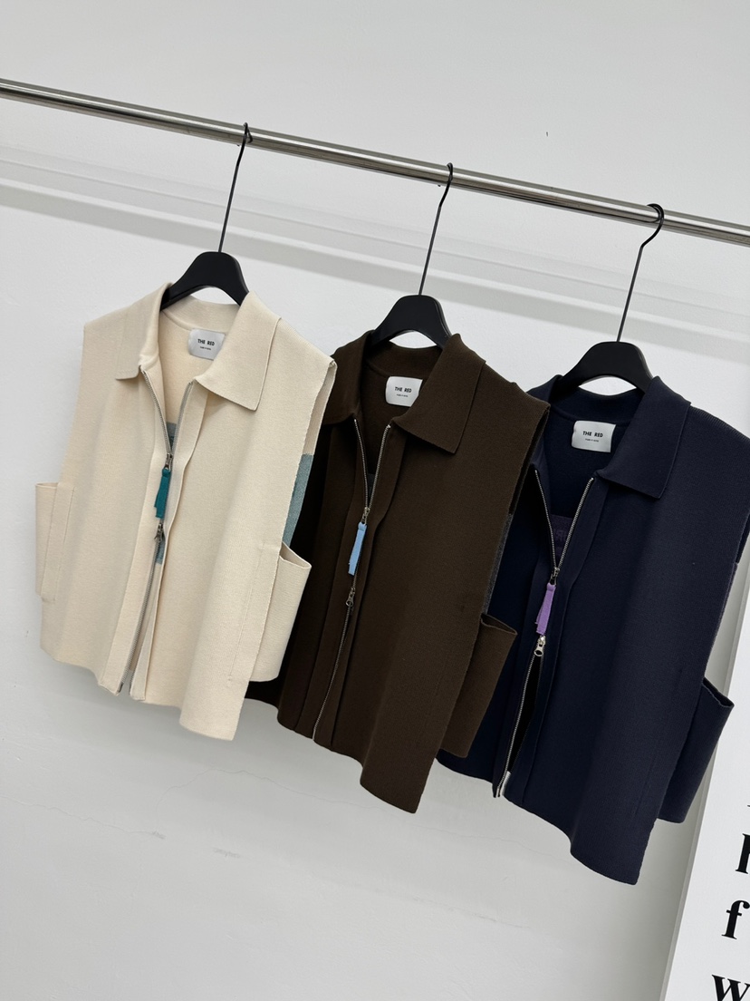 RED-A韓國代購女士新款休閑熱賣推薦26春夏時尚人氣針織衫RED-A針織衫圖色3左三色