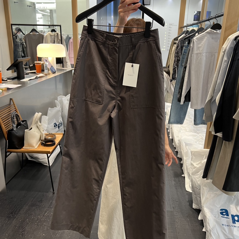 OBJECT韓國直郵實拍女士新款熱賣休閑時尚26春夏人氣休閑褲OBJECT休閑褲圖色1