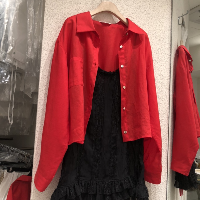 SSEMIENNE韓國東大門代購女士新款休閑熱賣襯衫蕾絲衫亞麻SSENIQUE襯衫/蕾絲衫圖色3