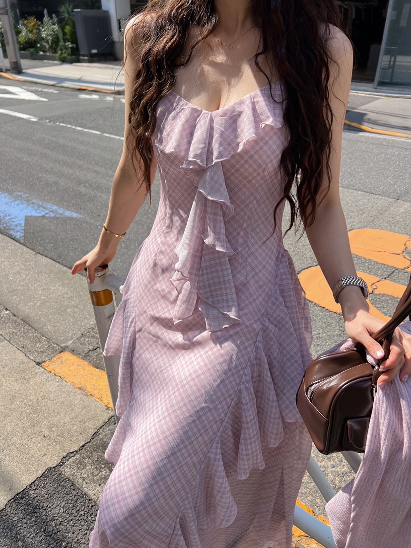 TYCHE韓國東大門直郵女裝新品休閑推薦時尚26春夏職業連衣裙TYCHE連衣裙