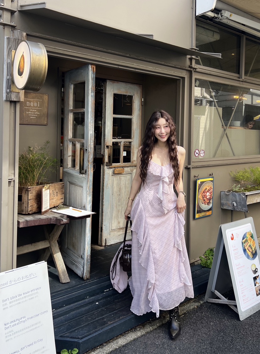 TYCHE韓國東大門直郵女裝新品休閑推薦時尚26春夏職業連衣裙TYCHE連衣裙