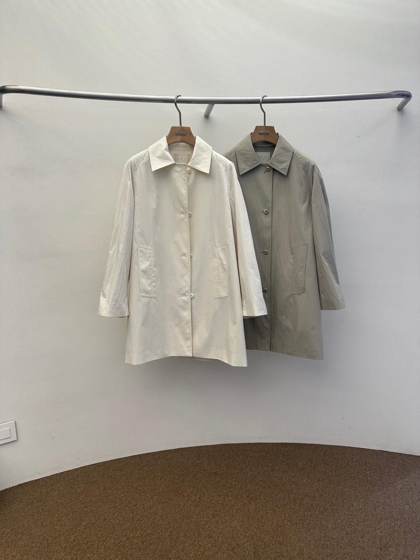 WIDA-P/RENEJ韓國直郵女裝新款職業人氣26春夏長款風衣WIDA-P/RENEJ長款風衣