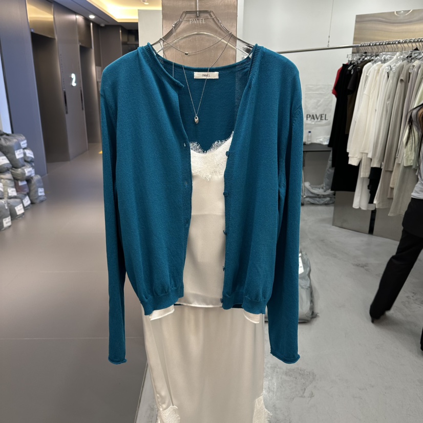 PAVEL韓國直郵女士新品推薦熱賣26春夏職業針織衫不含內搭PAVEL針織衫圖色2