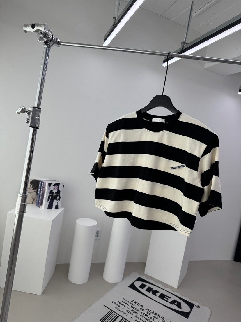 RED-A韓國代購女裝新品職業時尚推薦熱賣人氣26春夏T恤條紋RED-AT恤圖色4