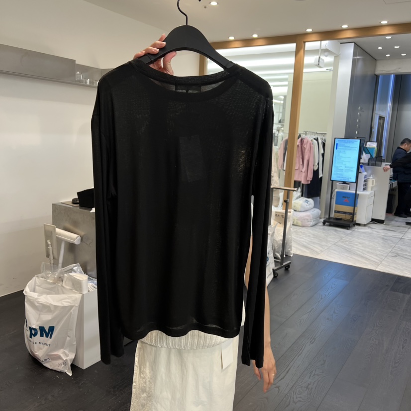 OBJECT韓國直郵女士新款熱賣時尚26春夏人氣休閑長袖T恤寬松OBJECT長袖T恤