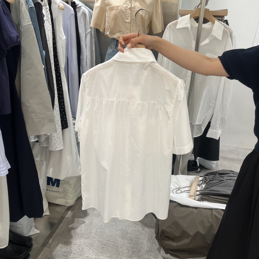 CHAE韓國直郵女裝新款休閑26春夏熱賣職業時尚襯衫蕾絲衫CHAE襯衫/蕾絲衫