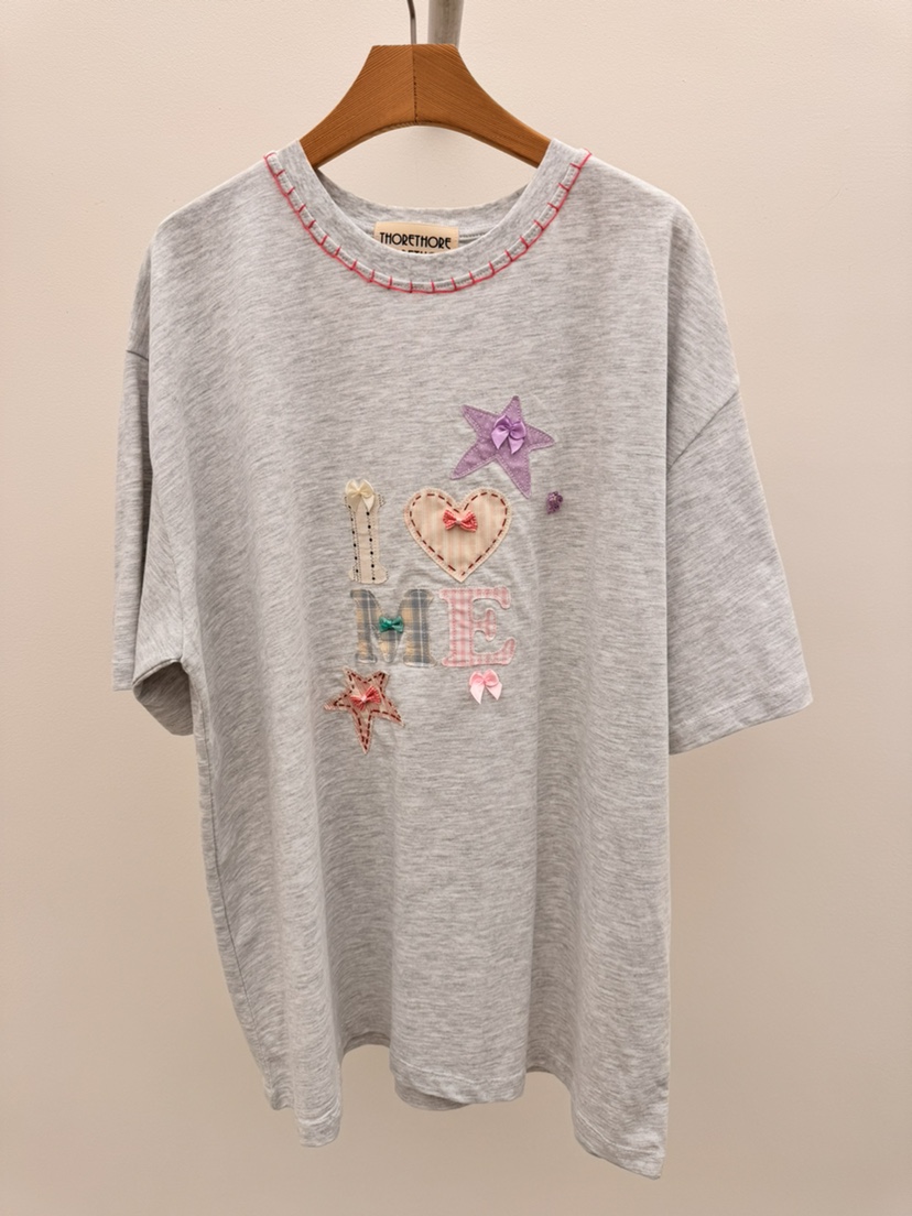 THORE韓國東大門直郵女士新款職業推薦熱賣時尚休閑26春夏T恤THORET恤圖色2