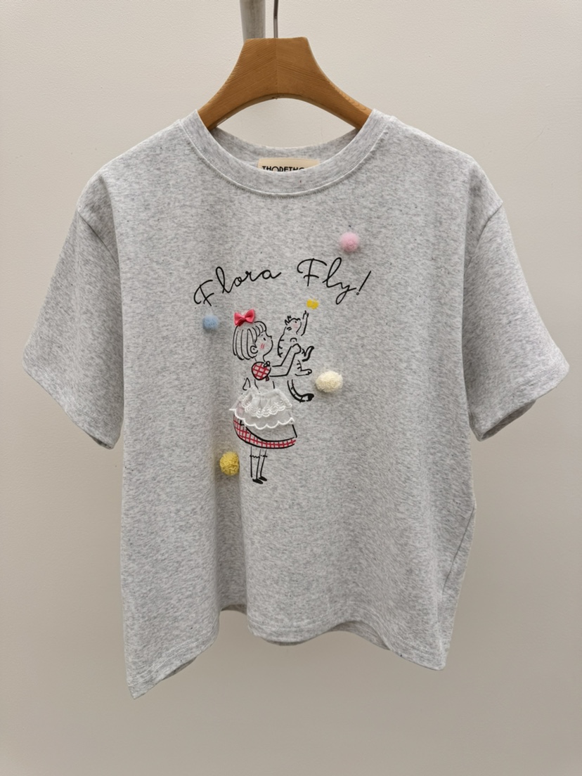 THORE韓國代購女裝新款職業時尚休閑26春夏熱賣人氣推薦T恤THORET恤圖色2