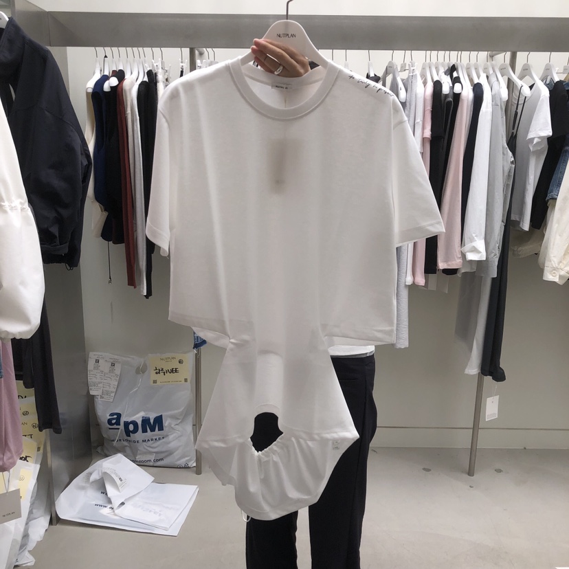 NUTPLAN韓國東大門代購女士新款休閑推薦人氣職業時尚T恤NUTPLANT恤圖色1