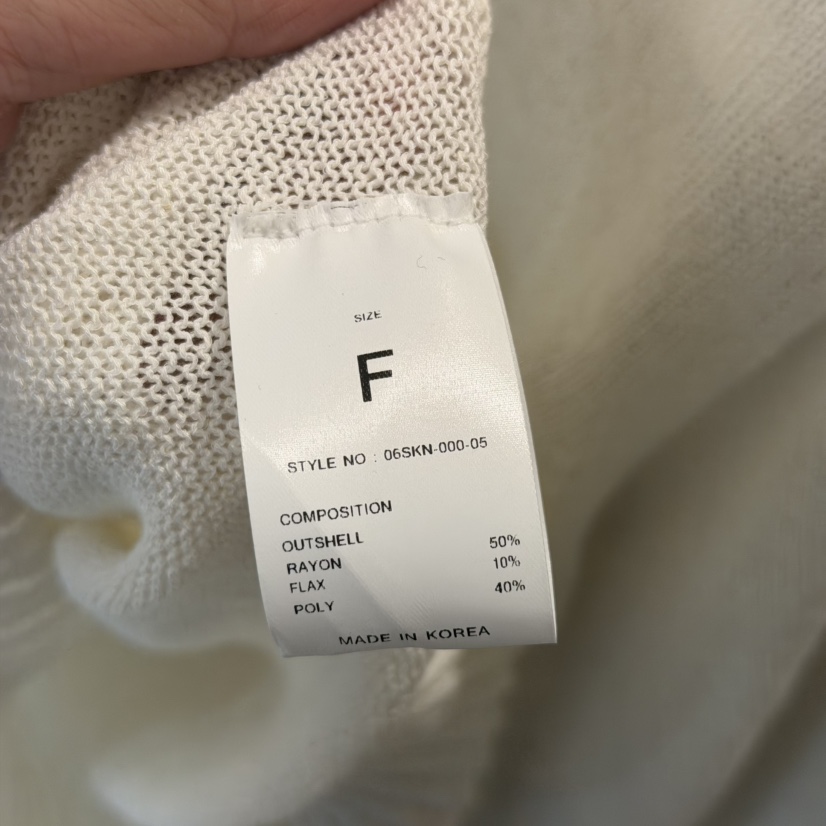 WIDA-P/RENEJ韓國代購女士新品時尚熱賣針織衫亞麻圓領WIDA-P/RENEJ針織衫