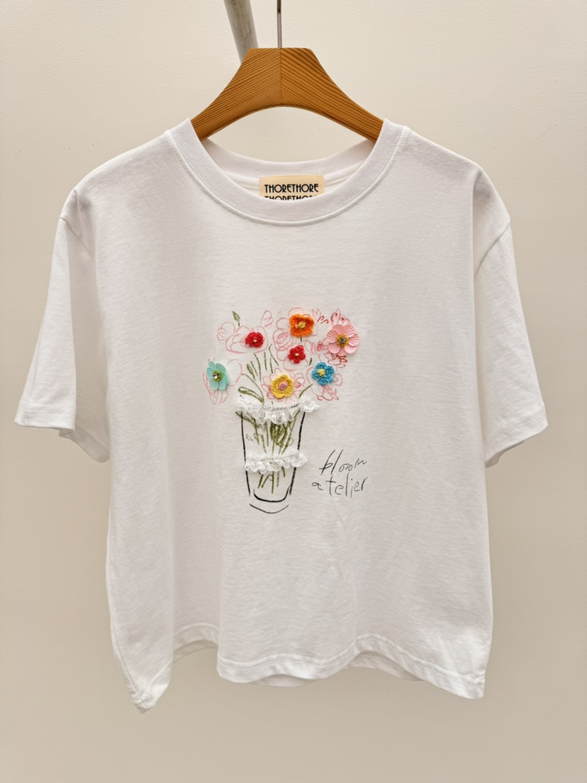 THORE韓國東大門代購女裝新品休閑時尚推薦26春夏熱賣T恤THORET恤圖色2